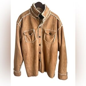 Men’s True Grit faux fur Sherpa jacket.  Size XL.